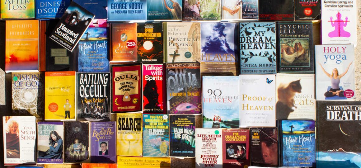 Books - dangers of cults, yoga, and the occult.