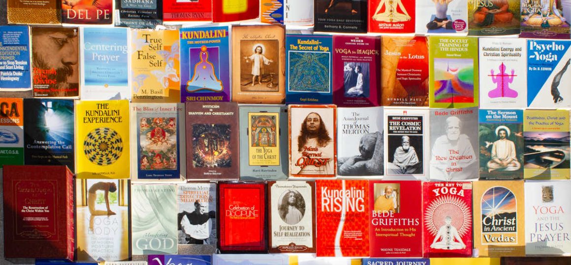 Dangers of Yoga and Christian Yoga book covers.